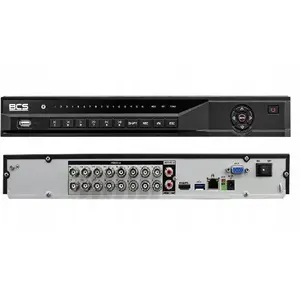 16-channel XVR recorder BCS BCS-L-XVR1604-4KE-IV — 5-in-1 support, hybrid video surveillance