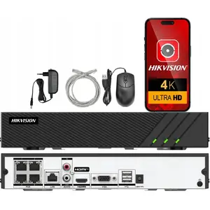 Network Video Recorder Hikvision DS-7604NI-Q1/4P E PL — 4 channels, 4 PoE ports