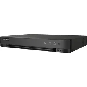 Сетевой видеорегистратор Hikvision iDS-7204HTHI-M1/S — 4 канала, до 3840×2160, H.264/H.265, SATA до 10 ТБ, питание 12 В DC