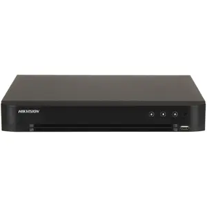 Регистратор Hikvision IDS-7208HUHI-M1/X/4A+8/4ALM — 8-канальный гибридный DVR с поддержкой AHD/HD-CVI/HD-TVI/CVBS и IP