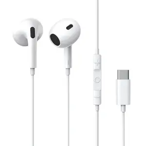 Проводные внутриканальные наушники Baseus CZ17 с USB Type-C, кабель 1.1 м, белые