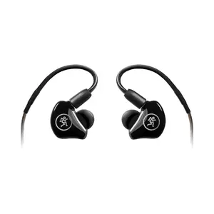 Austiņas Mackie MP-220 vadu ear-hook skatuvei un studijai, 20–20000 Hz, kabelis 1,5 m, melnas