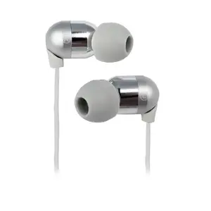 In-ear austiņas Arctic E361-WM ar mikrofonu, vadu, 18–26 kHz, kabelis 1.3 m, balts
