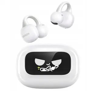 UGREEN TWS ClipBuds WS208 bezvadu ausu iekškanāla austiņas, TWS, baltas