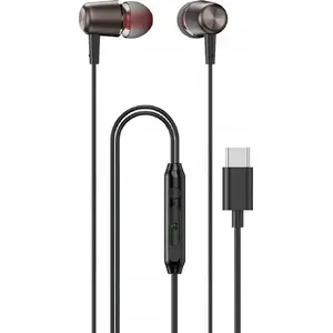 Vadu iekšausu austiņas Dudao X1PROT ar USB‑C kabeli 1,2 m — melnas