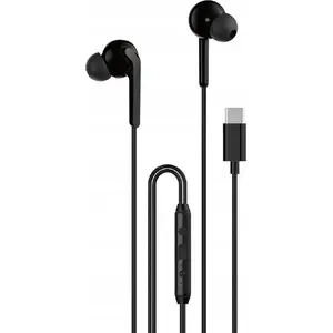 Vada ausu iekšējās Austiņas Dudao X3C+ ar USB-C savienotāju, 1,2 m kabelis, melnas