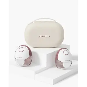 Electric Double Breast Pump U-grow Momcozy M6, Red, 180 ml Bottle Capacity
