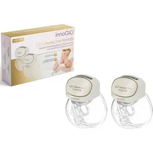 Electric Wearable Double Breast Pump InnoGio GIOmum GIO-356 — hands-free, portable design