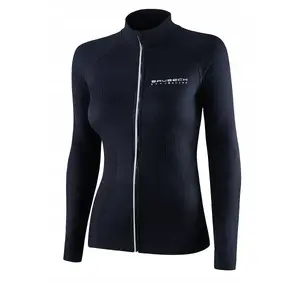 Sieviešu garroku sporta krekls Brubeck LS1352W melns izm. M
