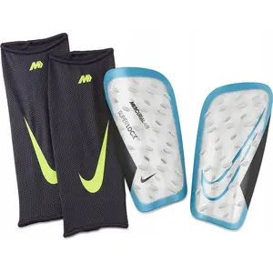 Щитки для голени NIKE Mercurial Lite SuperLock DN3609-420 — лёгкие защитные футбольные щитки