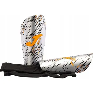 Щитки для футбола Joma Spider 401488-269 — размер S (молодёжные), защитные голеностопы, серебристые
