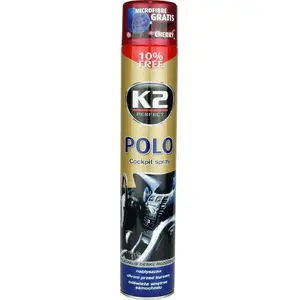 Cockpit Shine Spray K2 Polo - Cherry scent 750 ml, universal interior cleaner/shine