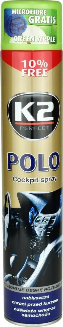 Auto salonu spīduma aerosols K2 Polo
