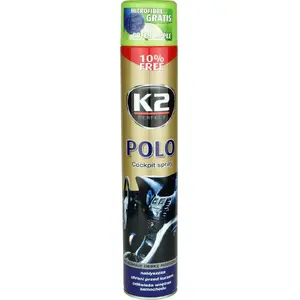 Car interior cockpit shine spray K2 Polo Cockpit Spray Apple 750 ml – universal interior plastic and vinyl care