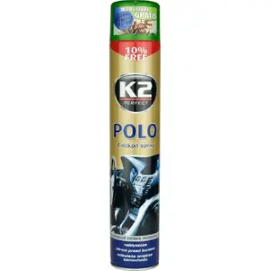 Interior Care Spray K2 Polo Cockpit Spray 750 ml — Pine fragrance, universal use
