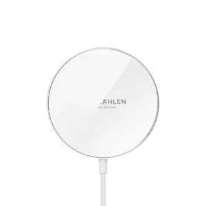 Wireless Indoor Smartphone Charger Ducky Aura Mini — USB Type-C, Fast Charging, 1.5 m Cable, White