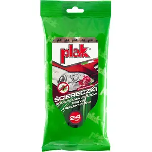 Atas insect-removal wipes AMI-E0418, pomegranate scent, 24 pcs — universal for windscreens and headlights