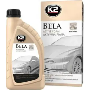 Foaming Car Shampoo K2 BELA 1L, scented active neutral pH cleaner - Blueberry
