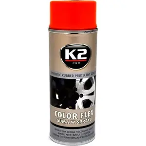 Аэрозольное резиновое покрытие K2 Color Flex 400 мл — оранжевый (L343PO)