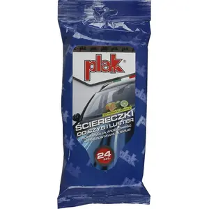 Glass cleaning wipes Atas SCPLS-SZYBA/C, lime-scented, disposable pre-moistened cloths
