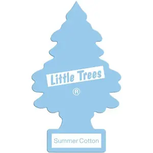 Auto atsvaidzinātājs WunderBaum Summer Cotton — zils, 1 gab.