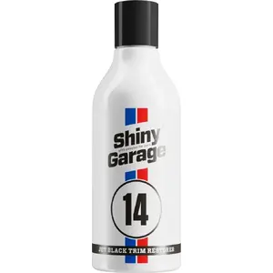 Exterior Trim Restorer Gel Shiny Garage Jet-Black 500 ml — universal plastic renovator