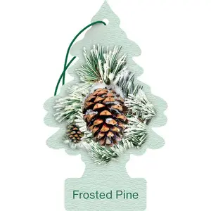 Karājamais gaisa atsvaidzinātājs WunderBaum Frosted Pine — 1 gab., priežu aromāts, brūns