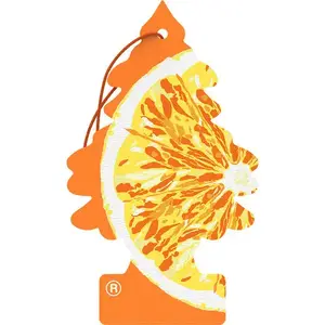 Pakarināms gaisa atsvaidzinātājs Carmotion Wunder-Baum Orange Juice — oranžs, 1 gab., pakarināms