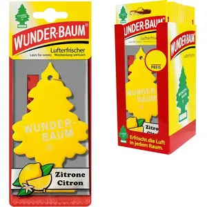 Auto gaisa atsvaidzinātājs koka WunderBaum modelis 23-010 — citronu aromāts