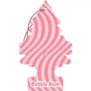 Karājamais aromatizators WunderBaum Bubble Gum — rozā karājamais gaisa atsvaidzinātājs