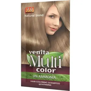 Coloring shampoo VENITA_MultiColor 7.0 Natural Blonde 40 g