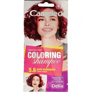 Тонирующий шампунь Delia Cameleo №5.6 Темный махагон 1 шт
