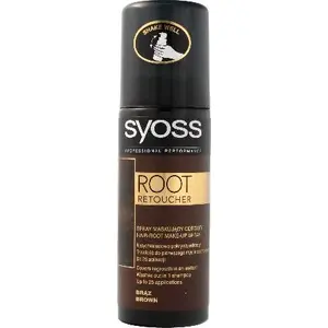 Syoss Root Retoucher Spray slēpjošs sakņu ataugumu brūns 120 ml — sakņu korekcijas aerosols