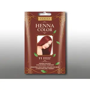 Krāsojošs kondicionieris Venita Henna Color 30 g — tonis 11 Burgundija