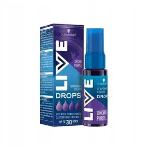 Schwarzkopf Live Drops temporary hair colour Orchid Purple 30 ml