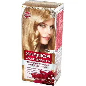 Hair Color Cream Garnier Color Sensation 8.0 Light Blond — permanent cream color, 60 ml tube