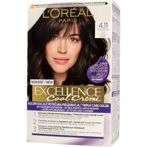 Hair Color Cream L’Oreal Paris Exellence 4.11 Ultra Ash Brown