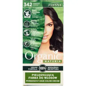 Hair dye JOANNA PROFESSIONAL Joanna Naturia 342 Kawowy — nourishing permanent hair color