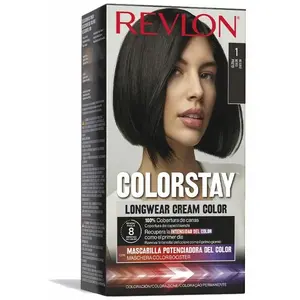 Permanent Hair Color REVLON Colorstay Black N 1 (shade: Black N°1)