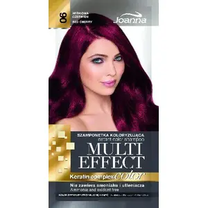 Красящая фасовка Joanna Multi Effect Color Keratin Complex 06 Вишнёво-красный 35 г