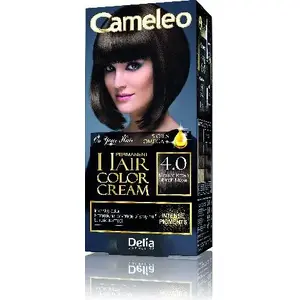 Pastāvīgā matu krāsa Delia Cameleo HCC Omega+ 4.0 Vidēji brūns, 1 iepakojums
