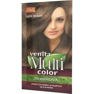 No name VENITA_MultiColor color shampoo 5.3 Light Brown 40 g