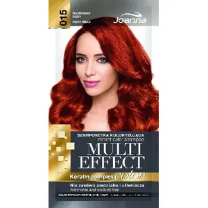 Краска для волос Joanna Multi Effect Color Keratin Complex 15 Пламенный рыжий 35 г