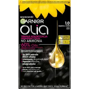 Hair Dye Alkotest GARNIER_Olia 1.0 Night Black