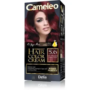Pastāvīgās matu krāsa Delia Cameleo HCC Omega+ 5.6 Tumšs mahagons 1 iepakojums