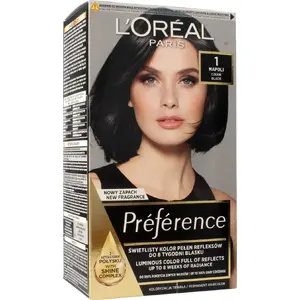 Hair dye L’Oreal Paris Preference 1 Napoli Black — permanent hair color