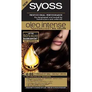 Hair dye Syoss Oleo 4-86 Chocolate Brown