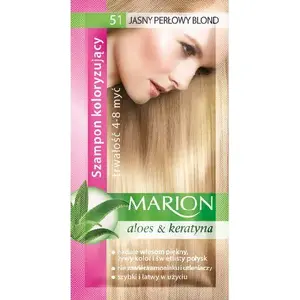 Coloring Shampoo MARION 40 ml — shade 51 Light Pearl Blonde — lasts 4–8 washes