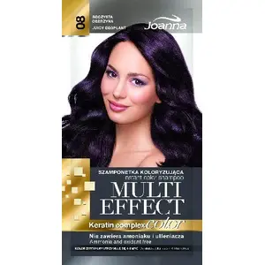 Одноразовая краска-лапша Joanna Multi Effect Color Keratin Complex 08 Сочная Баклажан 35 г