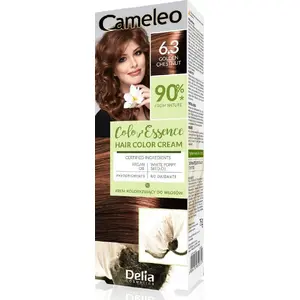 Крем-краска Delia Cosmetics Cameleo Color Essence оттенок 6.3 золотистый каштан, 1 уп.